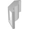 Ekena Millwork 4-in. W x 6-in. D x 10-in. H Funston Architectural Grade PVC Knee Brace BRCP04X06X10FST - alternate 3